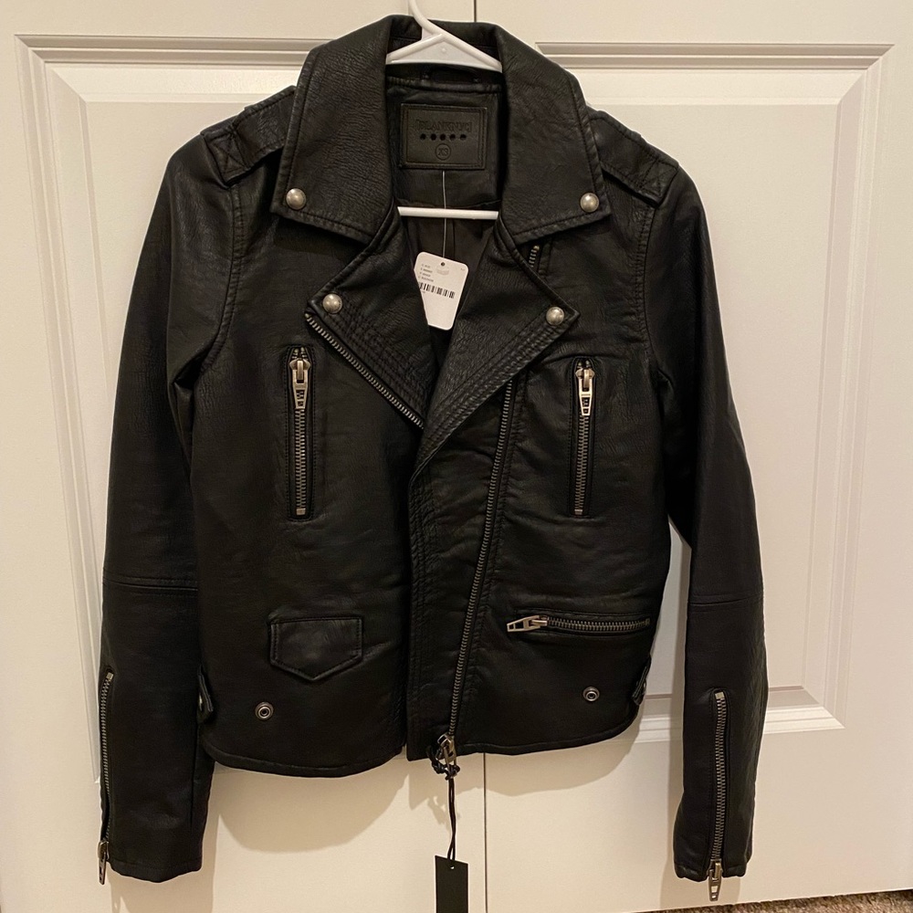 BlankNYC Vegan Leather Moto Jacket